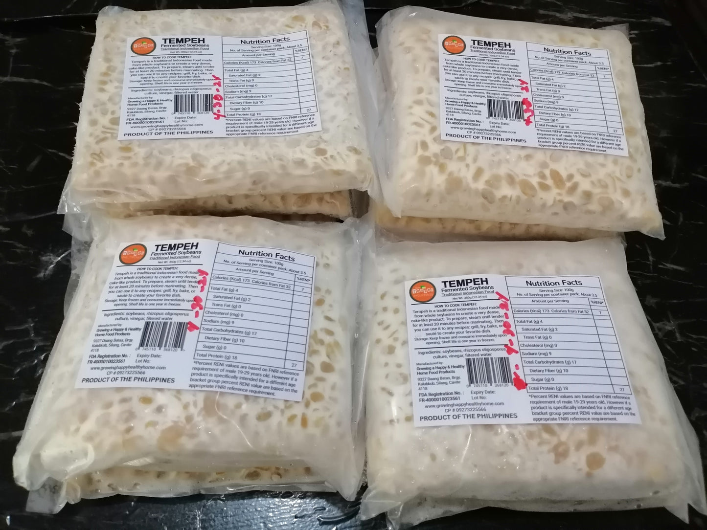 Assorted Tempeh 12 Packs