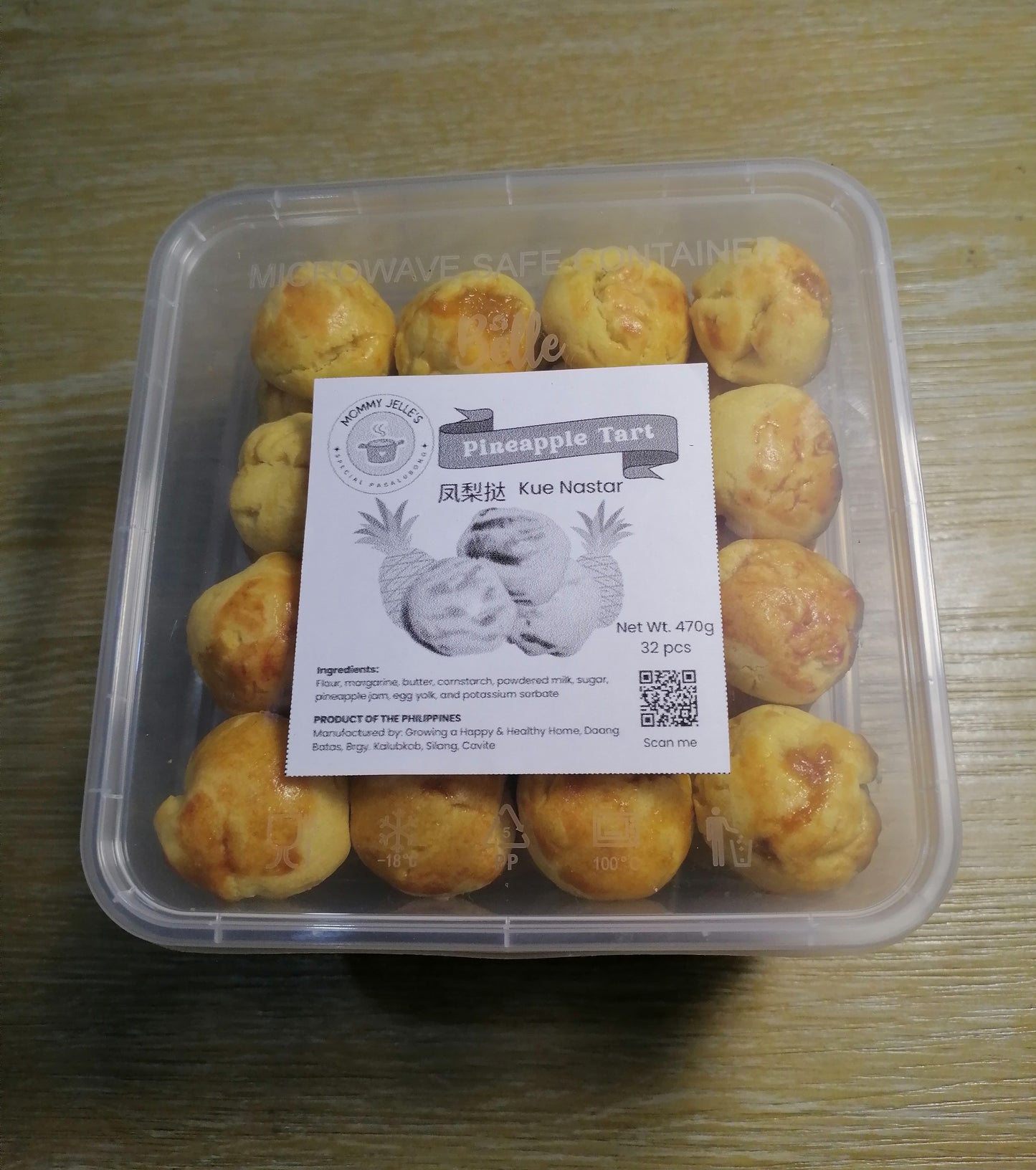 Pineapple Tart (470g) 32 pcs